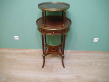 Lade das Bild in den Galerie-Viewer, Biedermeier Etagere Tisch Beistelltisch Mahagoni mit Bronze um1900