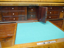 Lade das Bild in den Galerie-Viewer, Empire Biedermeier Sekretär Esche mit Mahagoni Kabinett um 1820 restauriert