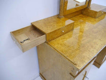 Lade das Bild in den Galerie-Viewer, Biedermeier Schreibtisch Sekretär Spiegeltisch - Birke - um 1820