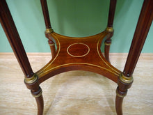 Lade das Bild in den Galerie-Viewer, Biedermeier Etagere Tisch Beistelltisch Mahagoni mit Bronze um1900