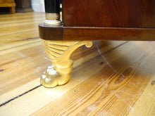 Lade das Bild in den Galerie-Viewer, Empire Biedermeier Säulen Kommode Mahagoni um 1820 frisch restauriert