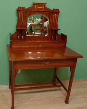 Lade das Bild in den Galerie-Viewer, Jugendstil Schreibtisch - Sekretär Schminktisch - Mahagonie Klasszizismus