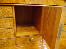 Lade das Bild in den Galerie-Viewer, Empire Biedermeier Sekretär Ulme Wurzelfurnier um 1820 restauriert