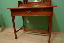 Lade das Bild in den Galerie-Viewer, Jugendstil Schreibtisch - Sekretär Schminktisch - Mahagonie Klasszizismus