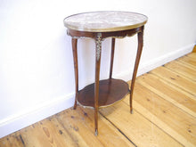 Lade das Bild in den Galerie-Viewer, Barock Rokoko Tisch Beistelltisch Salontisch mit Bronzen um 1870