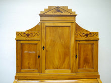 Lade das Bild in den Galerie-Viewer, Empire Biedermeier Sekretär Esche Intarsienbilder Geheimfächer 1820 restauriert
