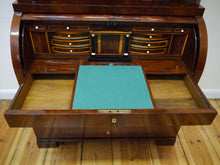 Lade das Bild in den Galerie-Viewer, Empire Biedermeier Sekretär Mahagoni Intarsien Geheimfächer um 1815 restauriert