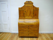 Lade das Bild in den Galerie-Viewer, Empire Biedermeier Sekretär Esche Intarsienbilder Geheimfächer 1820 restauriert