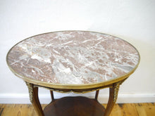 Lade das Bild in den Galerie-Viewer, Barock Rokoko Tisch Beistelltisch Salontisch mit Bronzen um 1870