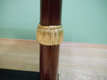 Lade das Bild in den Galerie-Viewer, Biedermeier Empire Nähtisch Mahagoni blattvergoldet um 1820 restauriert