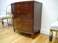 Lade das Bild in den Galerie-Viewer, Biedermeier Kommode Mahagoni gebaucht Intarsien selten um 1820 restauriert