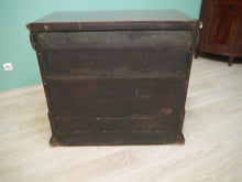 Lade das Bild in den Galerie-Viewer, Empire Biedermeier Säulen Kommode Mahagoni um 1820 frisch restauriert