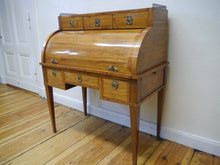 Lade das Bild in den Galerie-Viewer, Biedermeier Sekretär Rosenholz auf Eiche furniert Schellack poliert um 1800