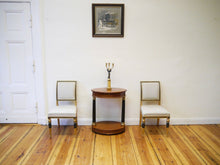 Lade das Bild in den Galerie-Viewer, Biedermeier Empire Nähtisch Mahagoni Vollsäulen um 1870 restauriert