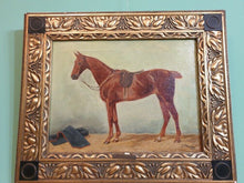 Lade das Bild in den Galerie-Viewer, Pferde Porträt Öl auf Leinwand signiert E. Steinacker oder A.Steinacker