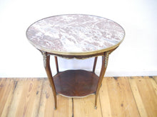 Lade das Bild in den Galerie-Viewer, Barock Rokoko Tisch Beistelltisch Salontisch mit Bronzen um 1870