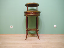 Lade das Bild in den Galerie-Viewer, Biedermeier Etagere Tisch Beistelltisch Mahagoni mit Bronze um1900
