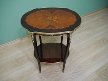 Lade das Bild in den Galerie-Viewer, Barock Rokoko Tisch Beistelltisch Palisander Rosenholz mit Bronzen um 1870
