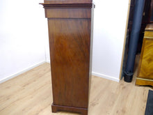 Lade das Bild in den Galerie-Viewer, Konischer Biedermeier Sekretär Mahagoni mit Schinkeldach um1815 Originalzustand
