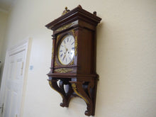 Lade das Bild in den Galerie-Viewer, Wanduhr Lenzkirch im Empire Biedermeier Klassizismus Stil um 1900
