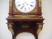 Lade das Bild in den Galerie-Viewer, Wanduhr Lenzkirch im Empire Biedermeier Klassizismus Stil um 1900
